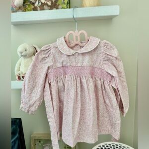Vintage Baby Sears Easter / Spring Dress Pink floral